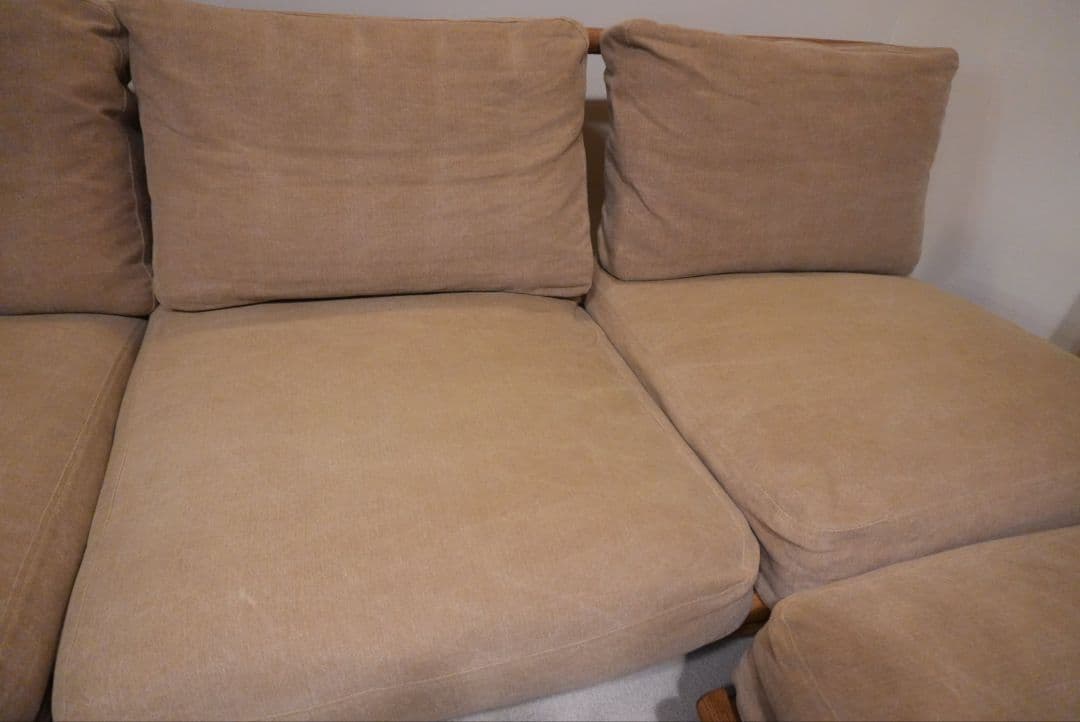 【りょーすけ】取置中のため購入不可となります。モモナチュラルクラウドソファ