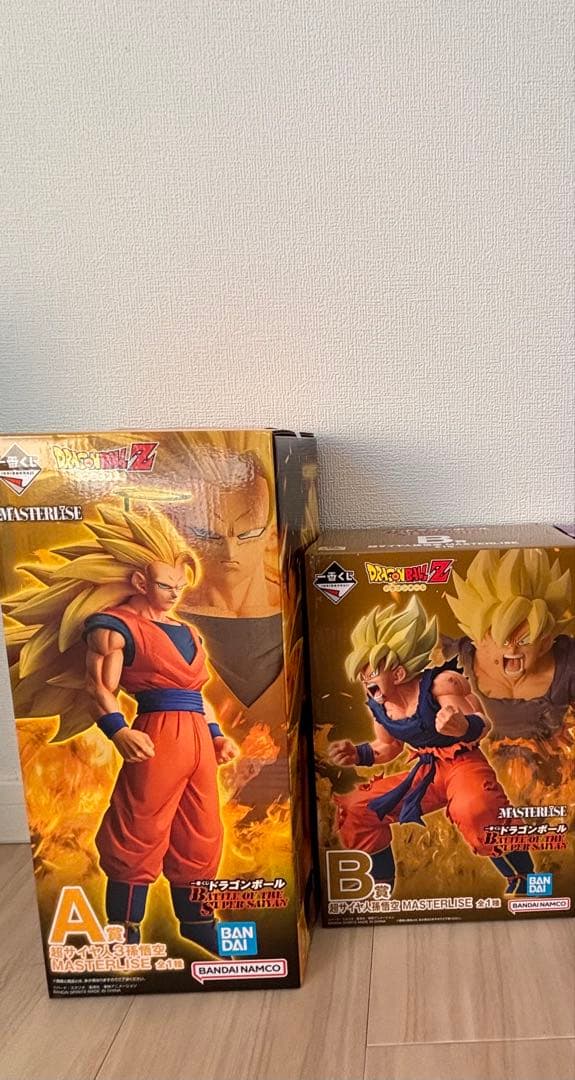 一番くじ　ドラゴンボール　A賞　超サイヤ人3孫悟空　B賞　超サイヤ人孫悟空