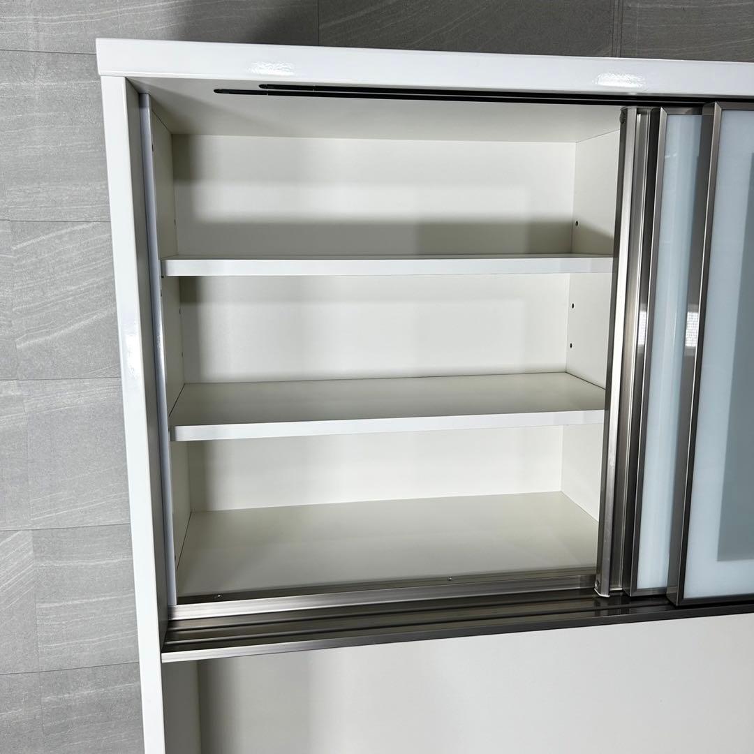 ニトリ 食器棚 アルミナ2 キッチンボード 幅120cm おしゃれ d5041