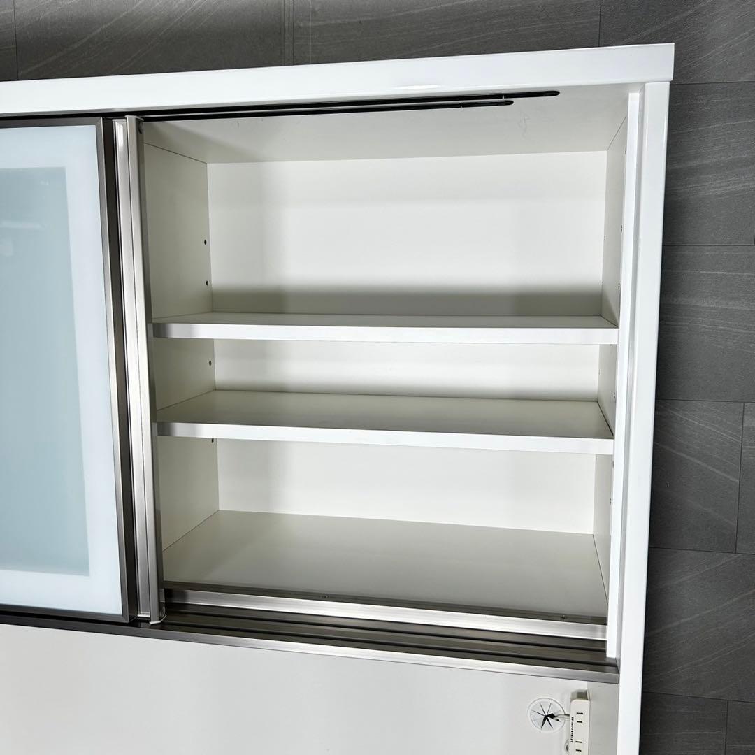 ニトリ 食器棚 アルミナ2 キッチンボード 幅120cm おしゃれ d5041