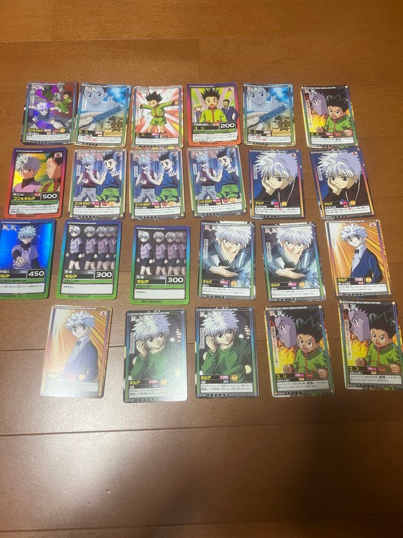 ハンターハンターカードダス　ゴン、キルア