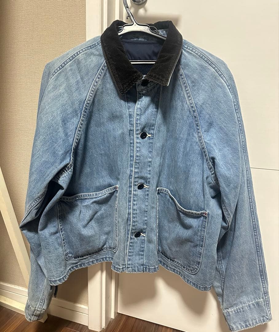 ジャケット・アウター PAYDAY6(ROKU)SHORT COVERALLS DENIM