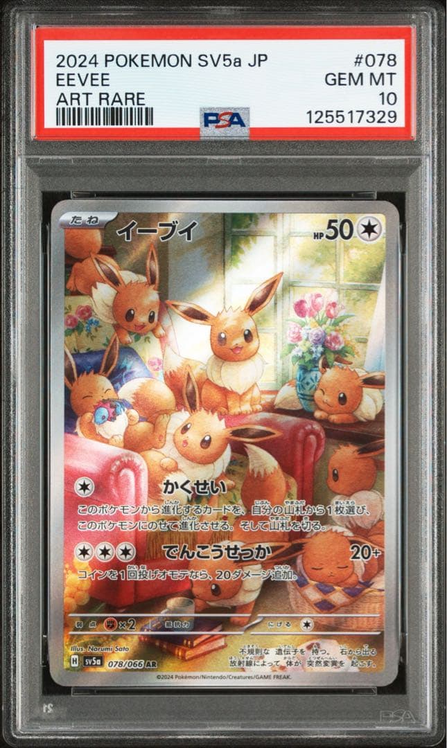 ⚫︎【PSA10】ポケモンカード イーブイ AR