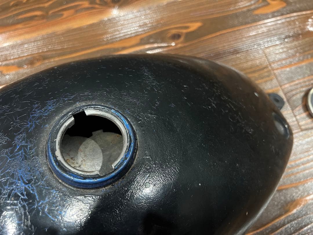 ヤマハ　SR400 タンク　純正コック仕様　チョッパー　ボバー