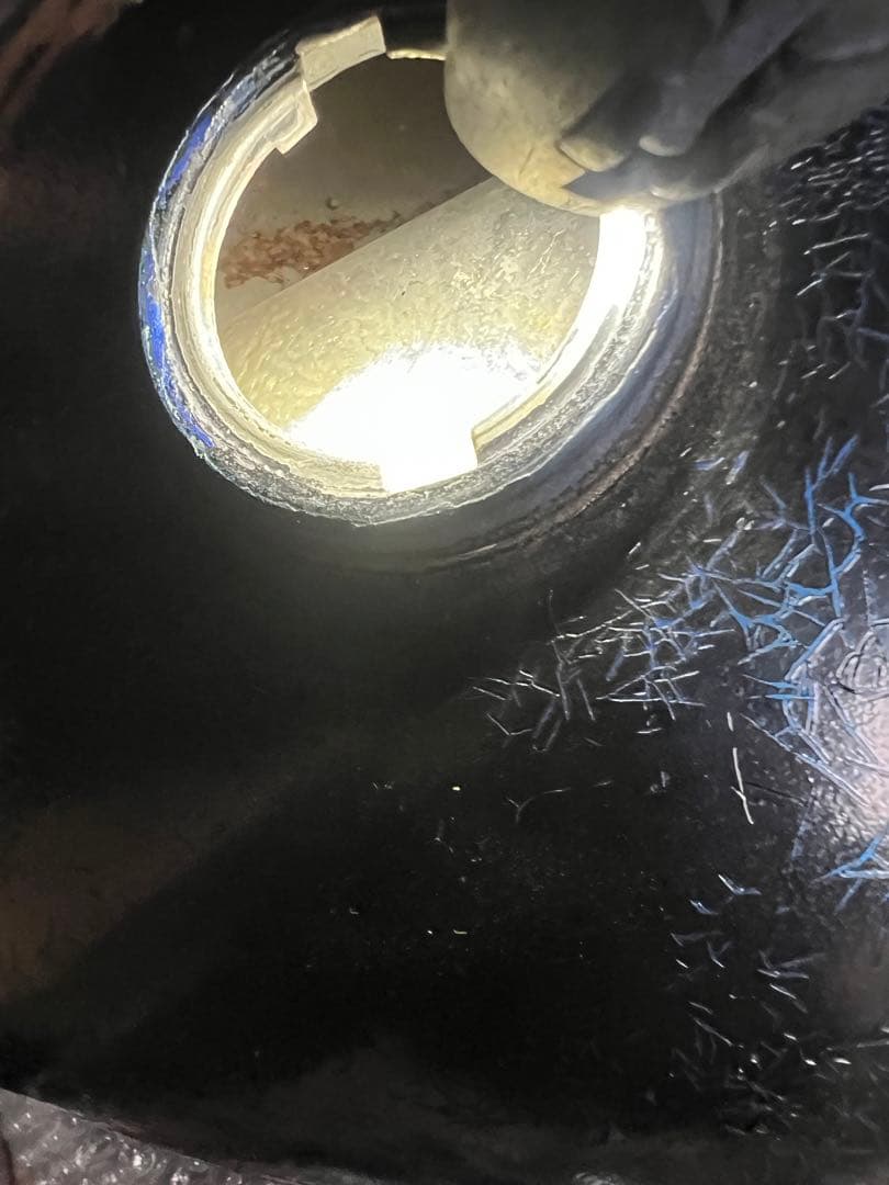 ヤマハ　SR400 タンク　純正コック仕様　チョッパー　ボバー