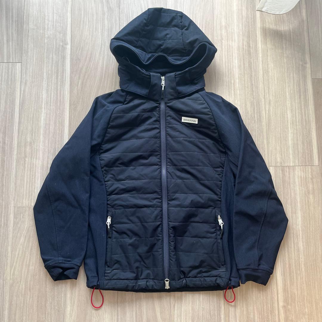 BRIEFING ブリーフィングゴルフ　ネイビー フード付きジャケット ダウン