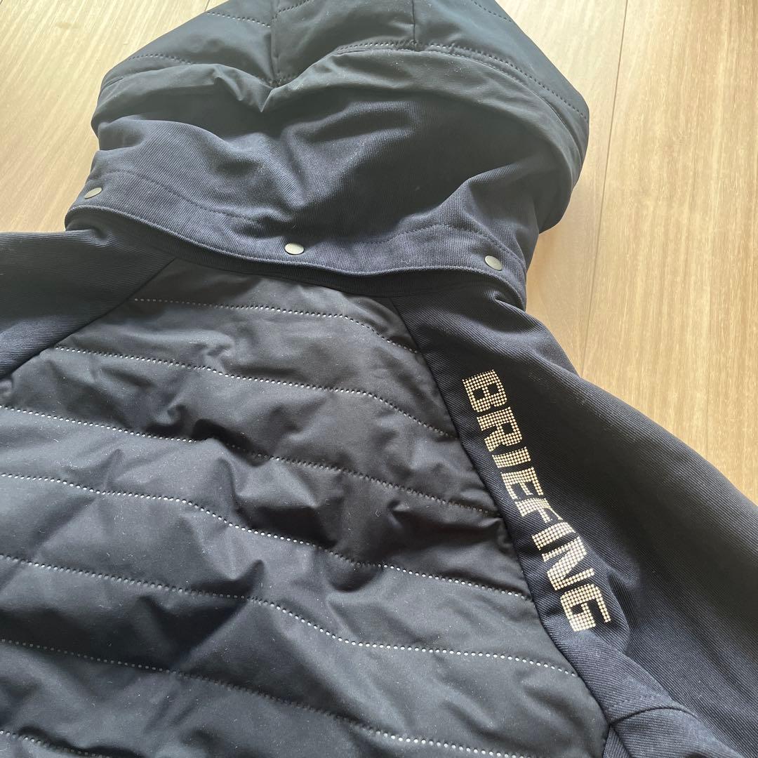 BRIEFING ブリーフィングゴルフ　ネイビー フード付きジャケット ダウン