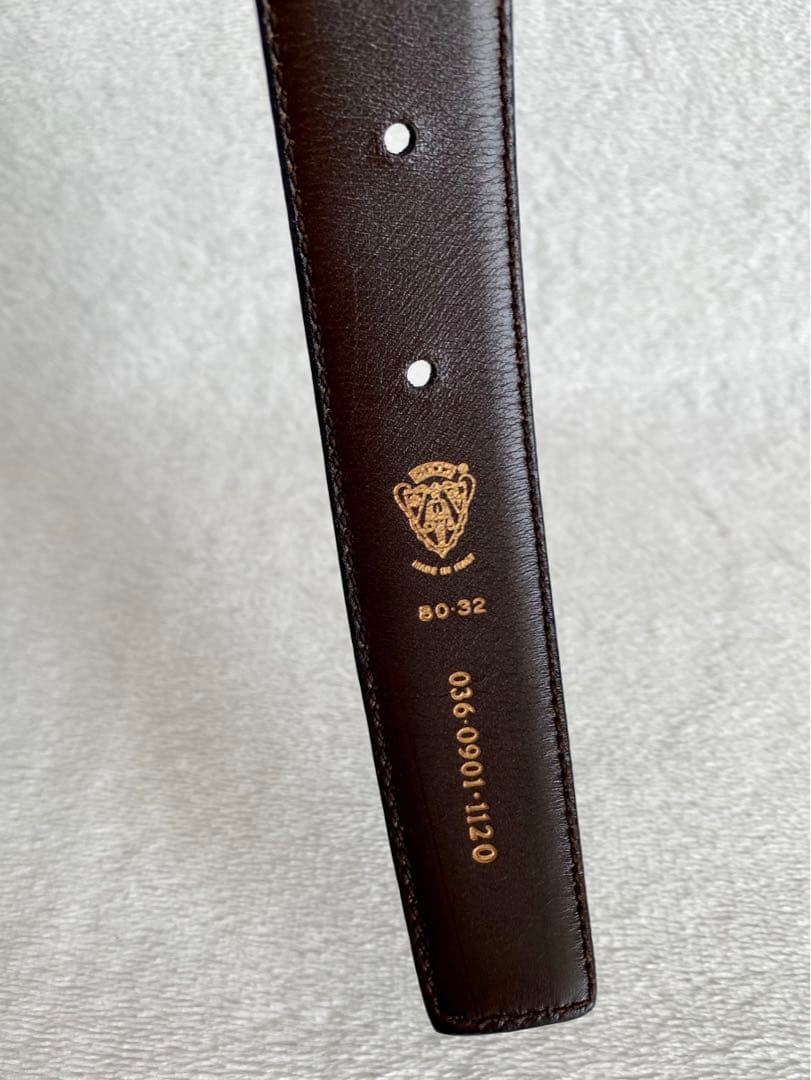 GUCCI グッチ オールドグッチ GGバックル ベルト レザー 革 ブラック