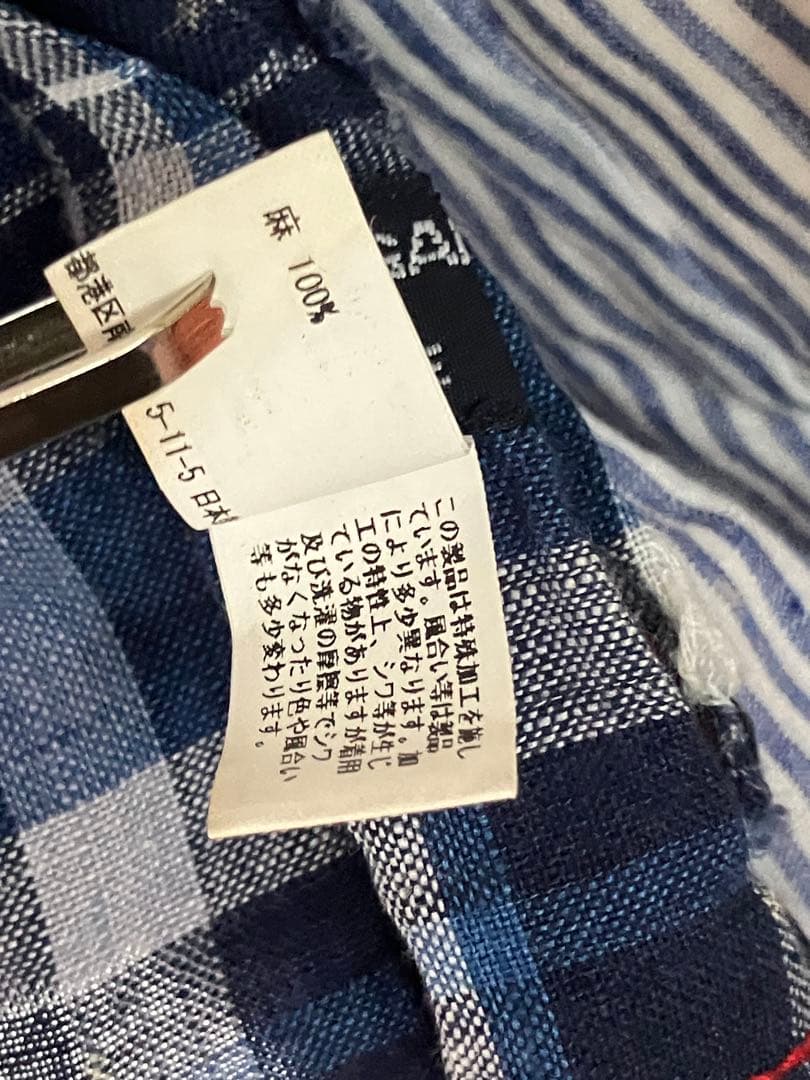 COMME des GARÇONS HOMME シワ加工大判ストール