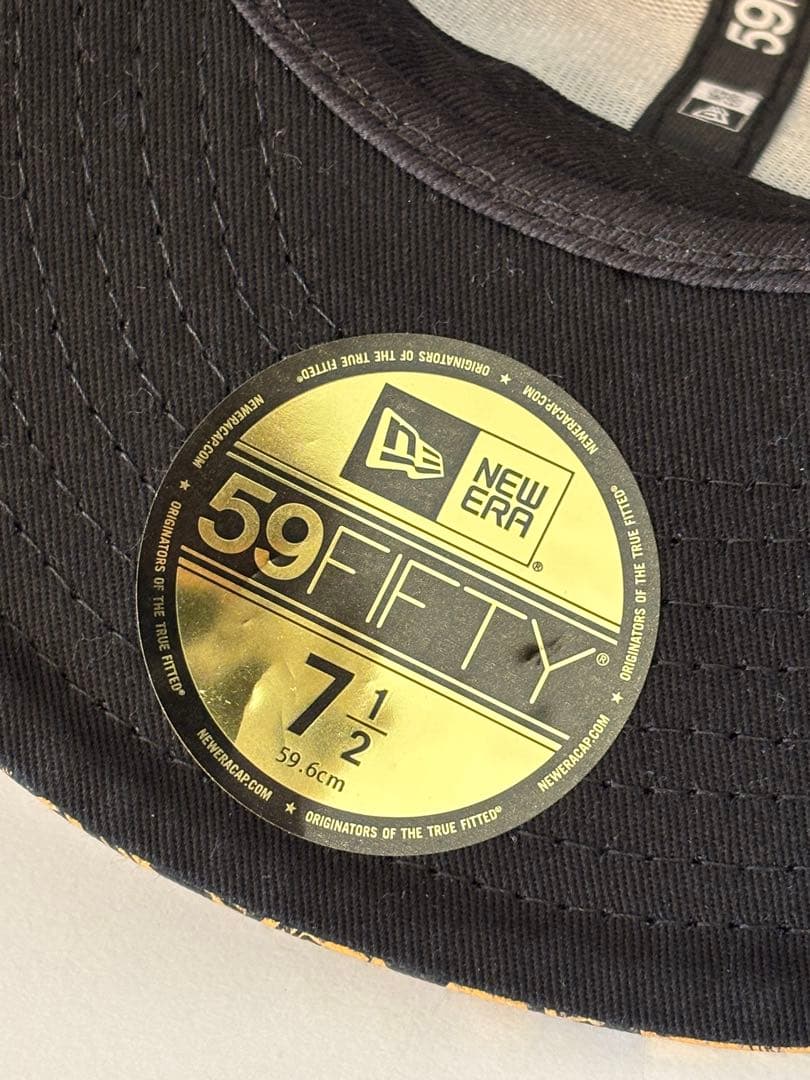 コラボ/中日ドラゴンズ/限定/キャップ/帽子/ニューエラ/ステッカー/ゴールド