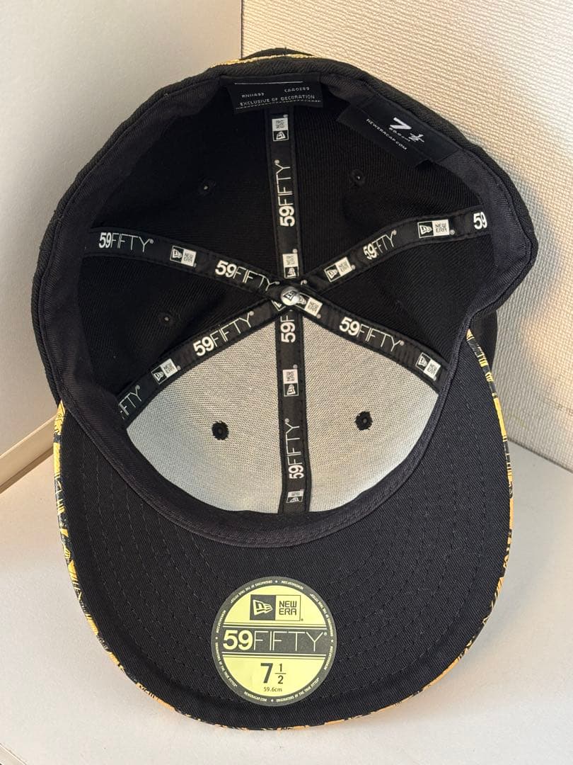 コラボ/中日ドラゴンズ/限定/キャップ/帽子/ニューエラ/ステッカー/ゴールド