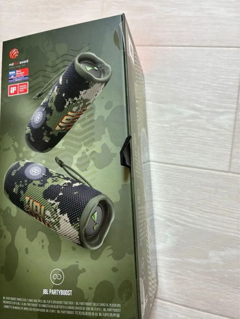 JBLポータブルウォータープルーフスピーカ Flip6JBLFLIP6スクワッド