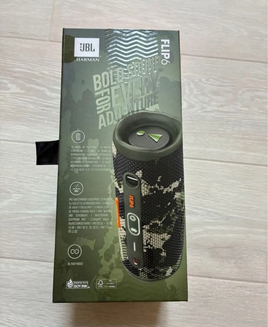 JBLポータブルウォータープルーフスピーカ Flip6JBLFLIP6スクワッド