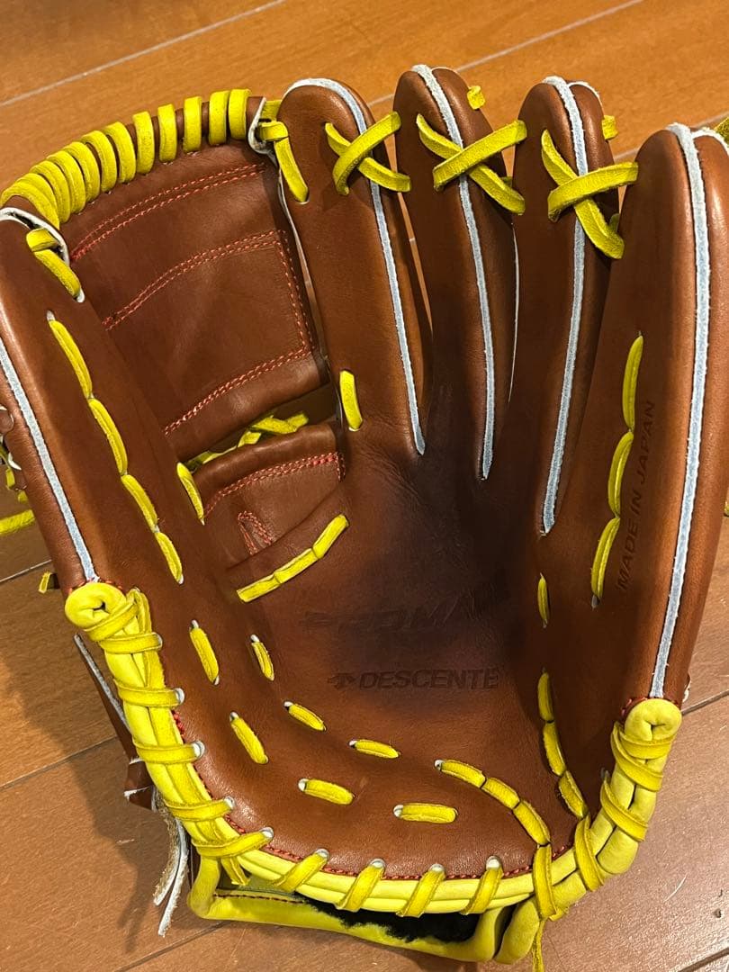 デサント投手用硬式グローブ オーダー パドレスカラー Promade