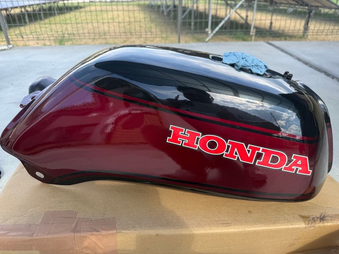 HONDAcb400ncb250n 純正外装赤黒 ホーク3 バブスーパーホーク
