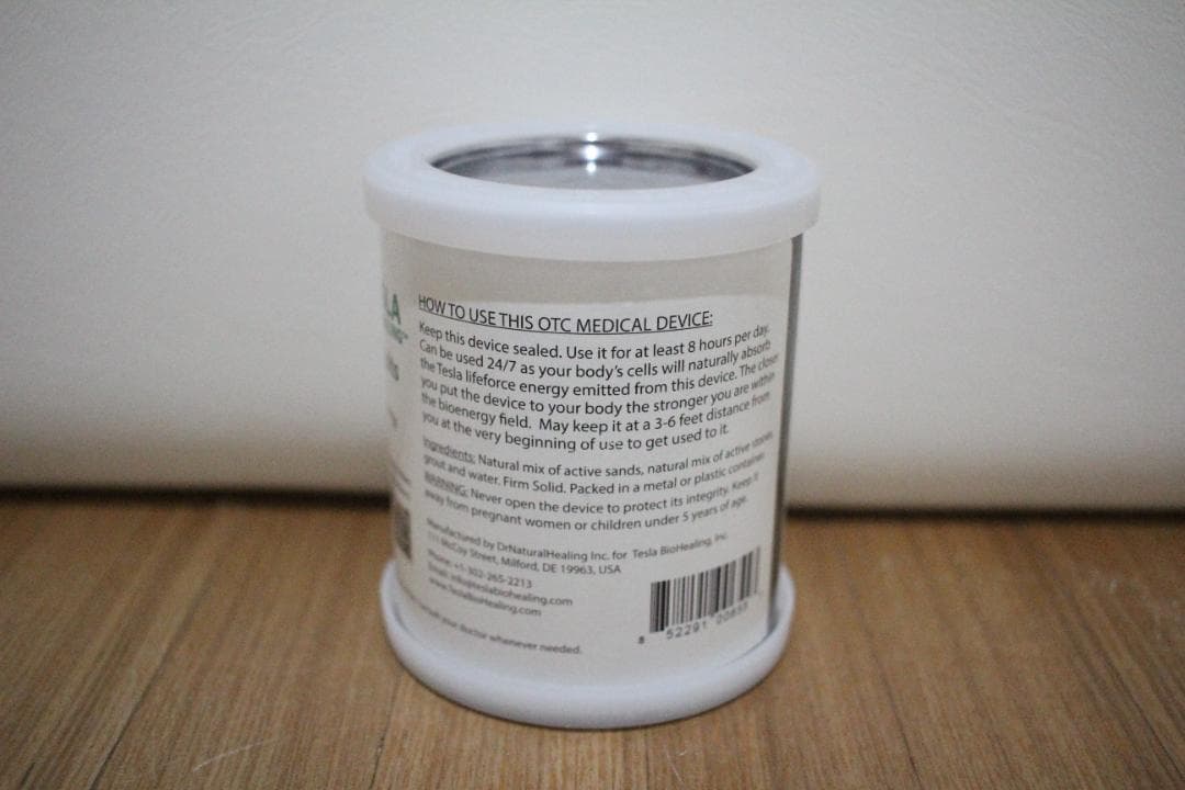 大人用　テスラ・バイオヒーラー（1個）テスラ缶　メドベッド
