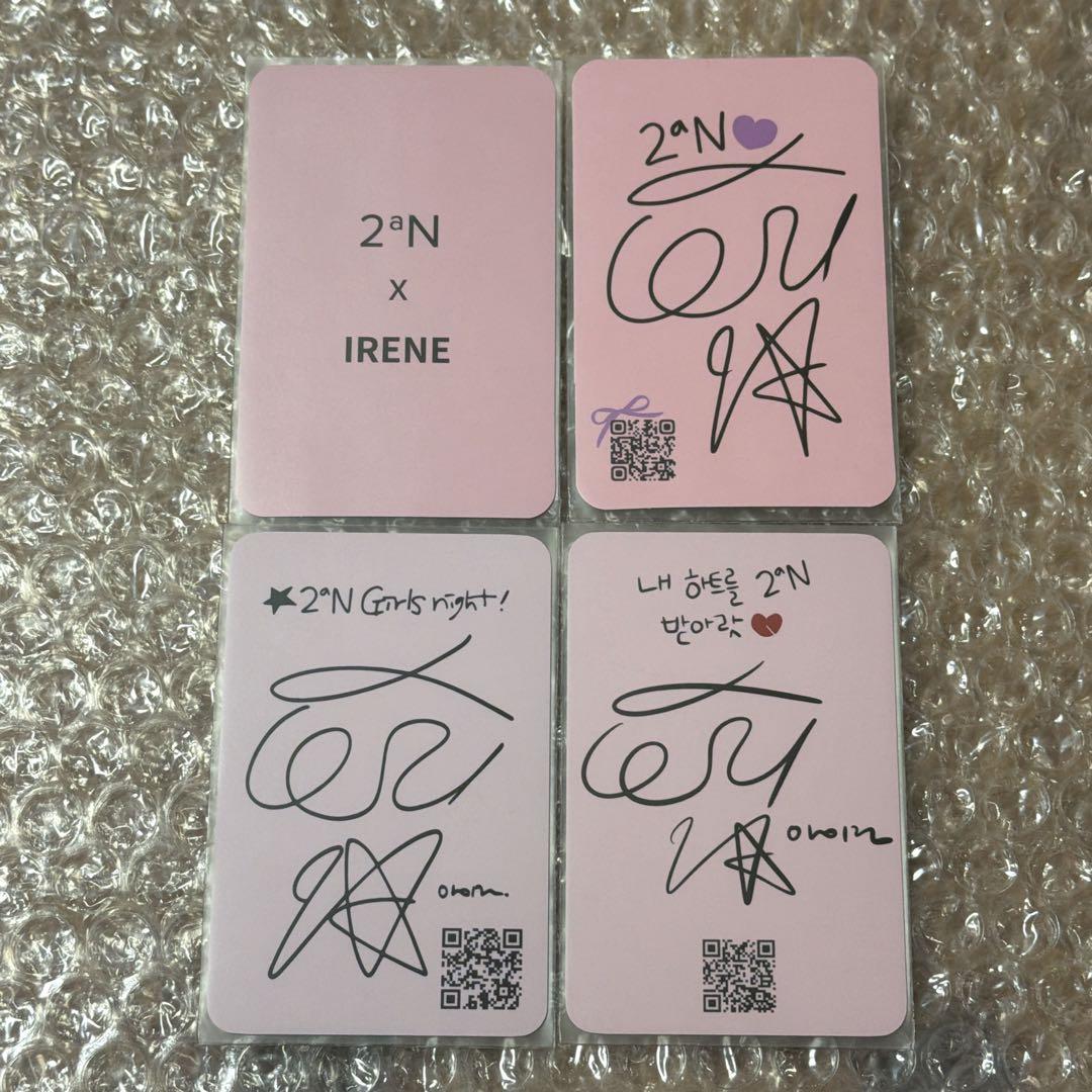 Red velvet IRENE 2aN トレカ 4枚セット