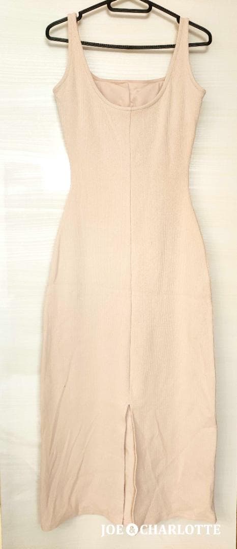 ダーリッチ darich シェイプリブカットロングワンピース ピンク FS