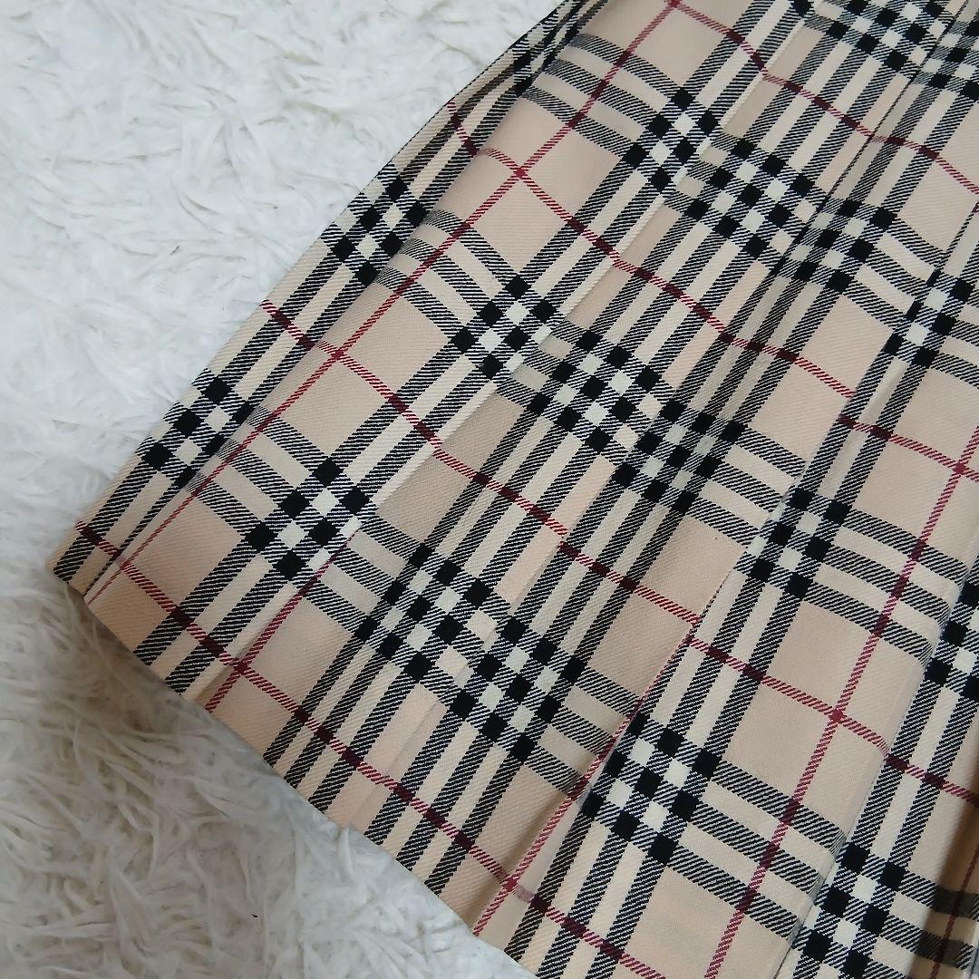 【美品】【BURBERRY BLUE LABEL】ノバチェック　巻きミニスカート