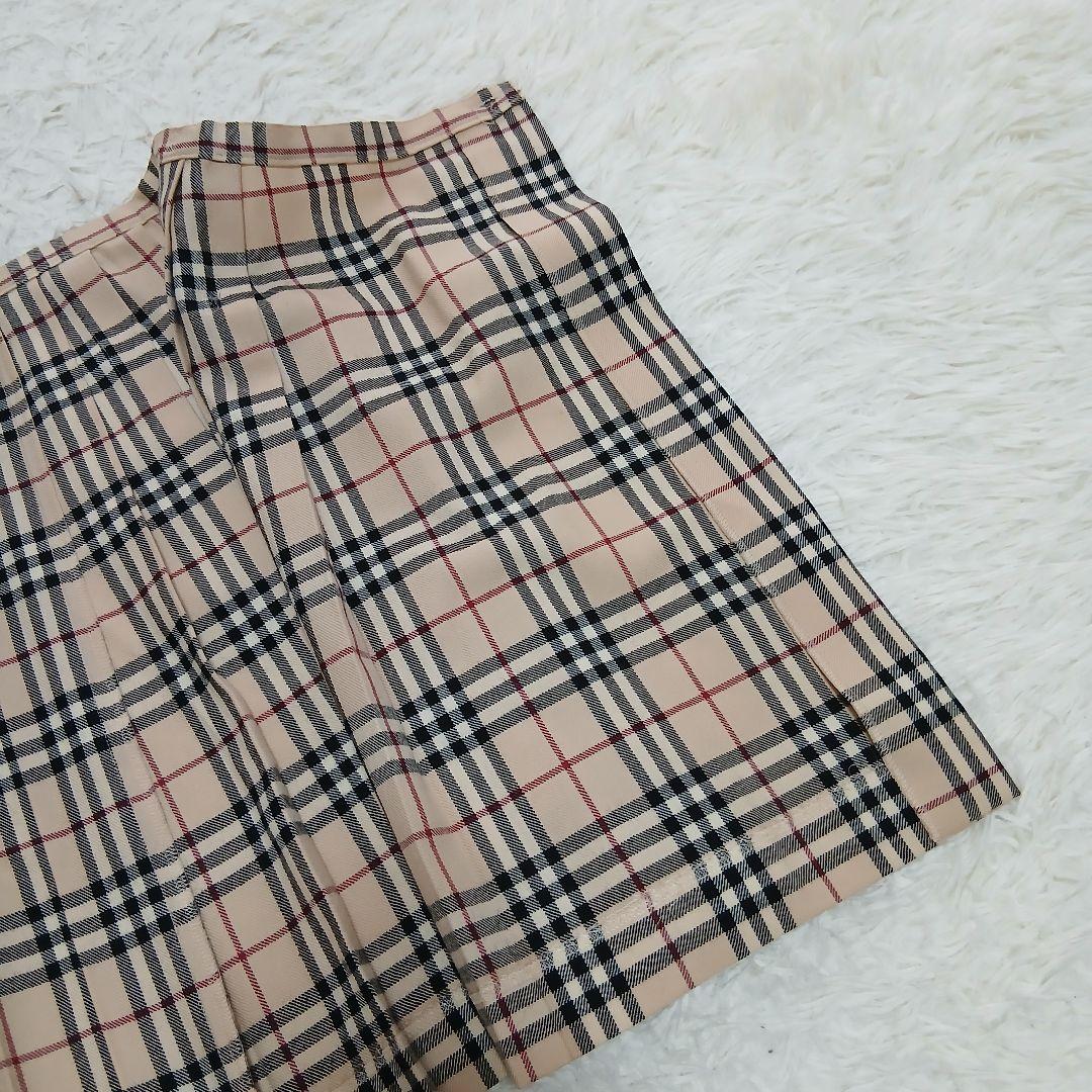 【美品】【BURBERRY BLUE LABEL】ノバチェック　巻きミニスカート
