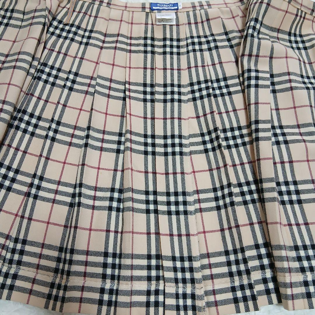 【美品】【BURBERRY BLUE LABEL】ノバチェック　巻きミニスカート