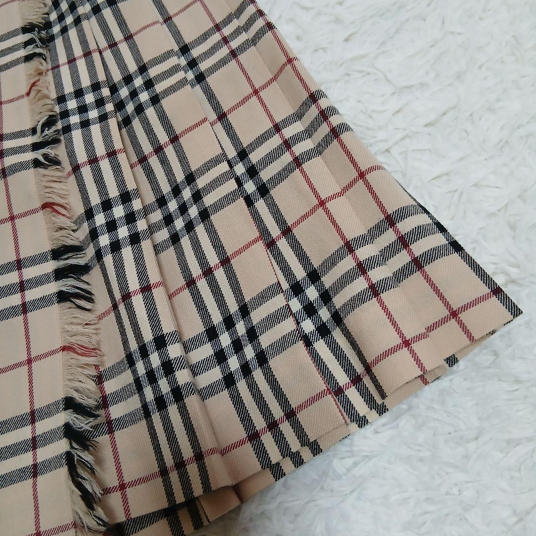 【美品】【BURBERRY BLUE LABEL】ノバチェック　巻きミニスカート