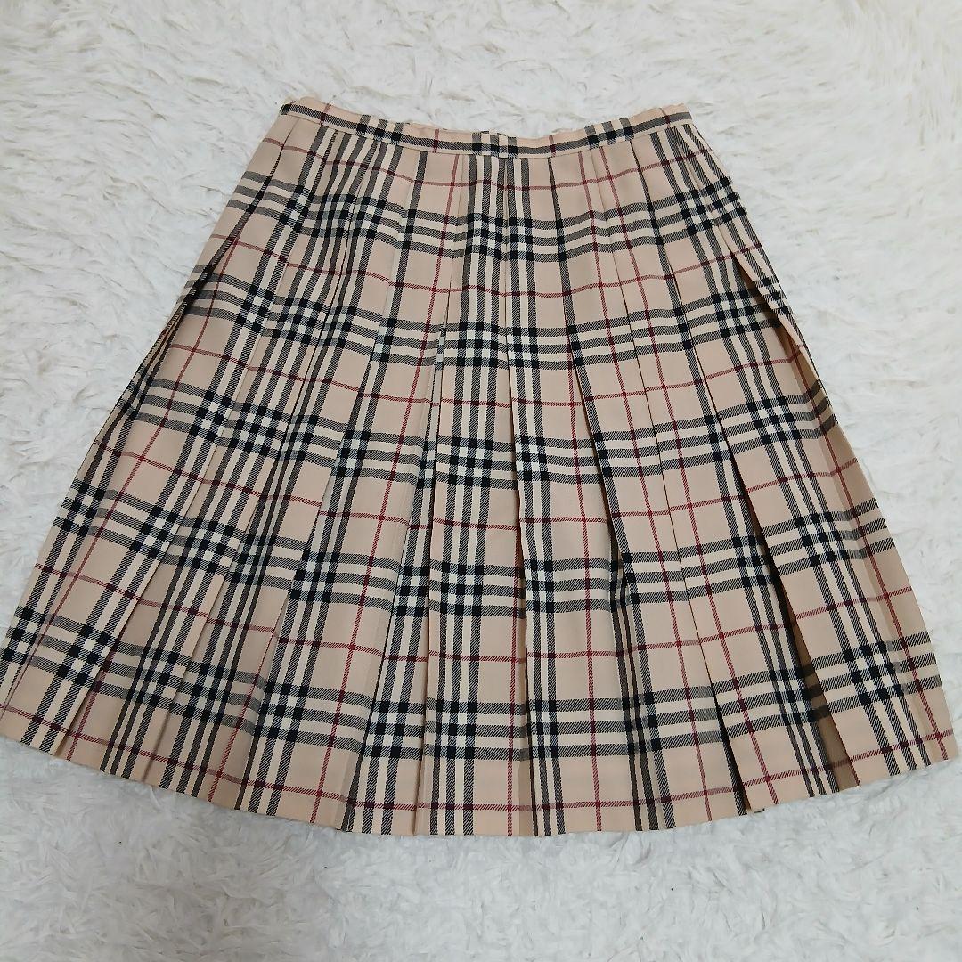 【美品】【BURBERRY BLUE LABEL】ノバチェック　巻きミニスカート