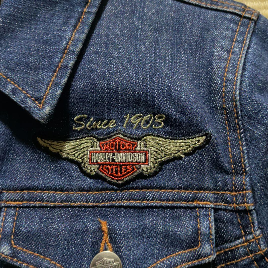 すみ様　ハーレーダビットソン　レディース　Gジャン　デニム　ジャケット　S