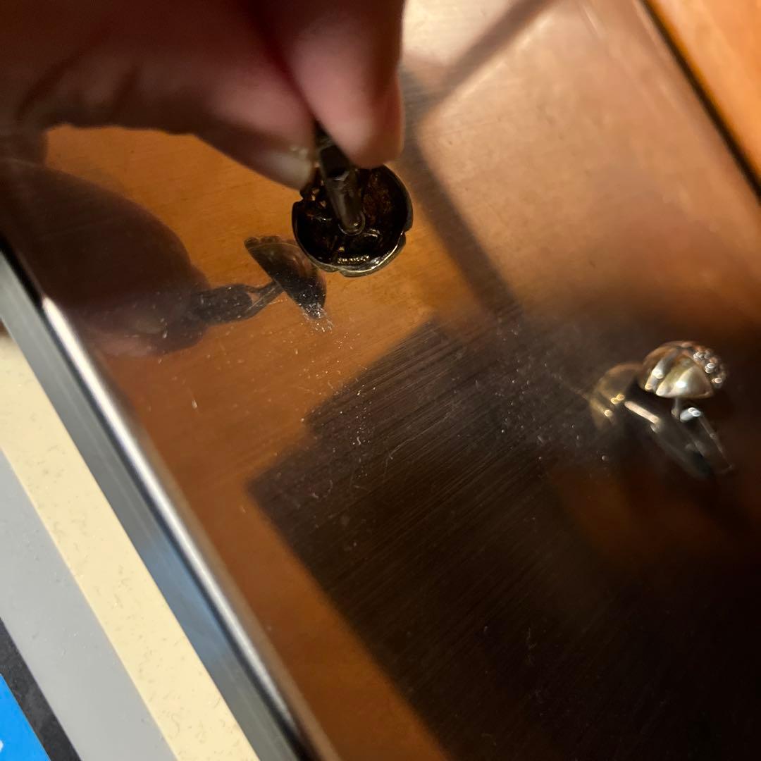 k18刻印　金無垢カフス　8.5g