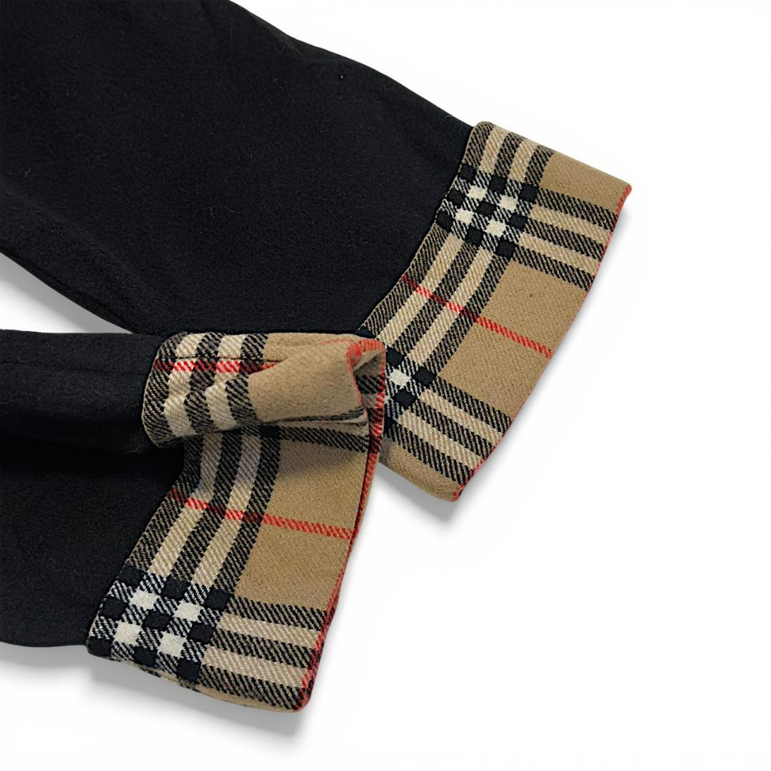 BURBERRY カシミヤ ノバチェック 金ボタン 2XL ウールコート