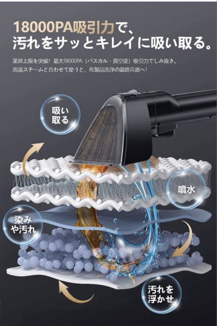 Yadea R6 スチームクリーナー 本体