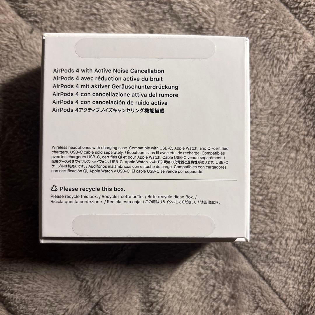 AirPods4世代１ヶ月間使用ノイズキャンセリング搭載