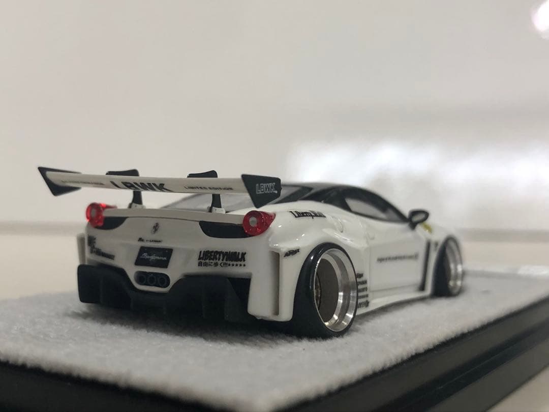 JEC 1/64 LBワークス　フェラーリ 458GTシルエット深リムカスタム