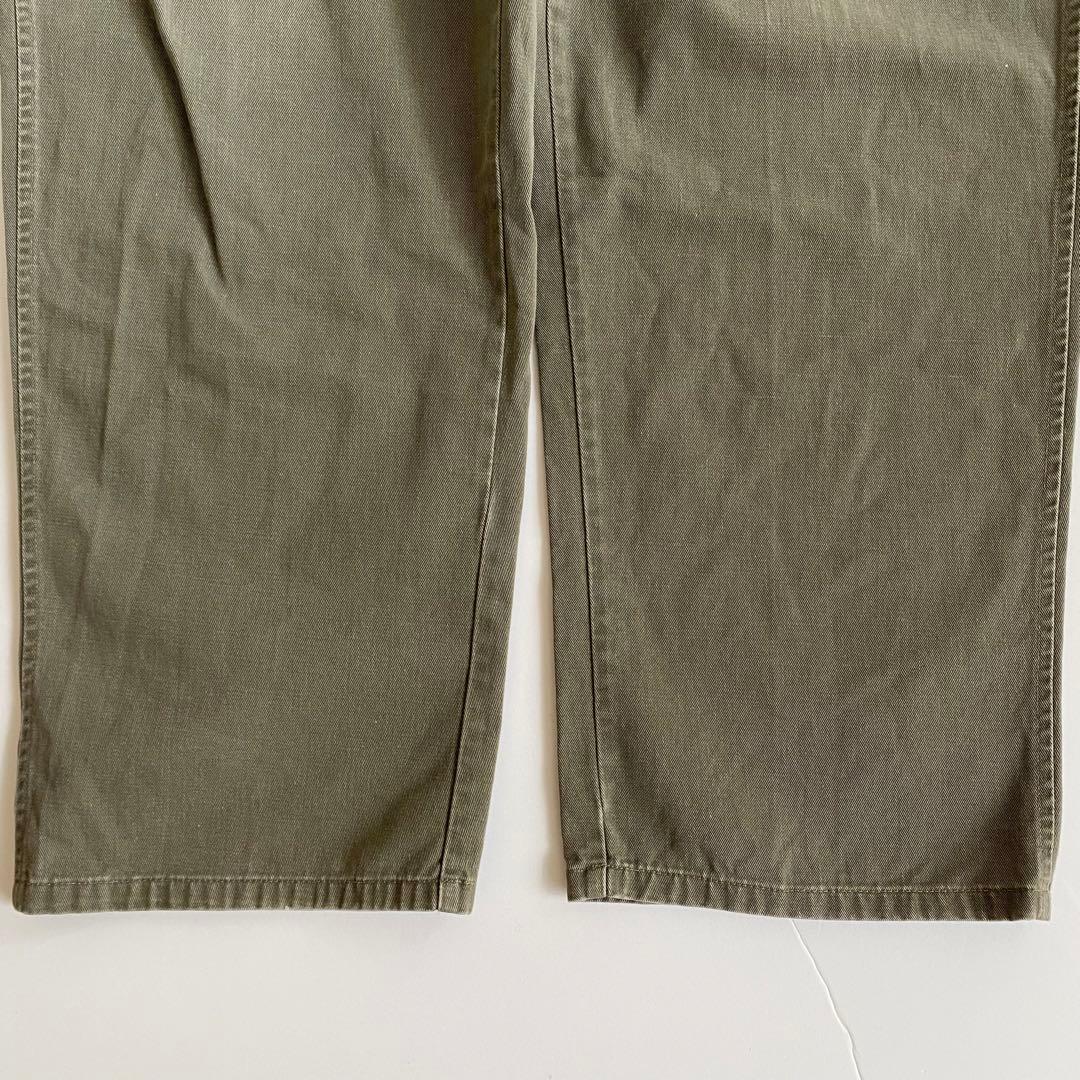 90s ポロラルフローレン ポロチノ 初期型 アンドリュー ツータック カーキ