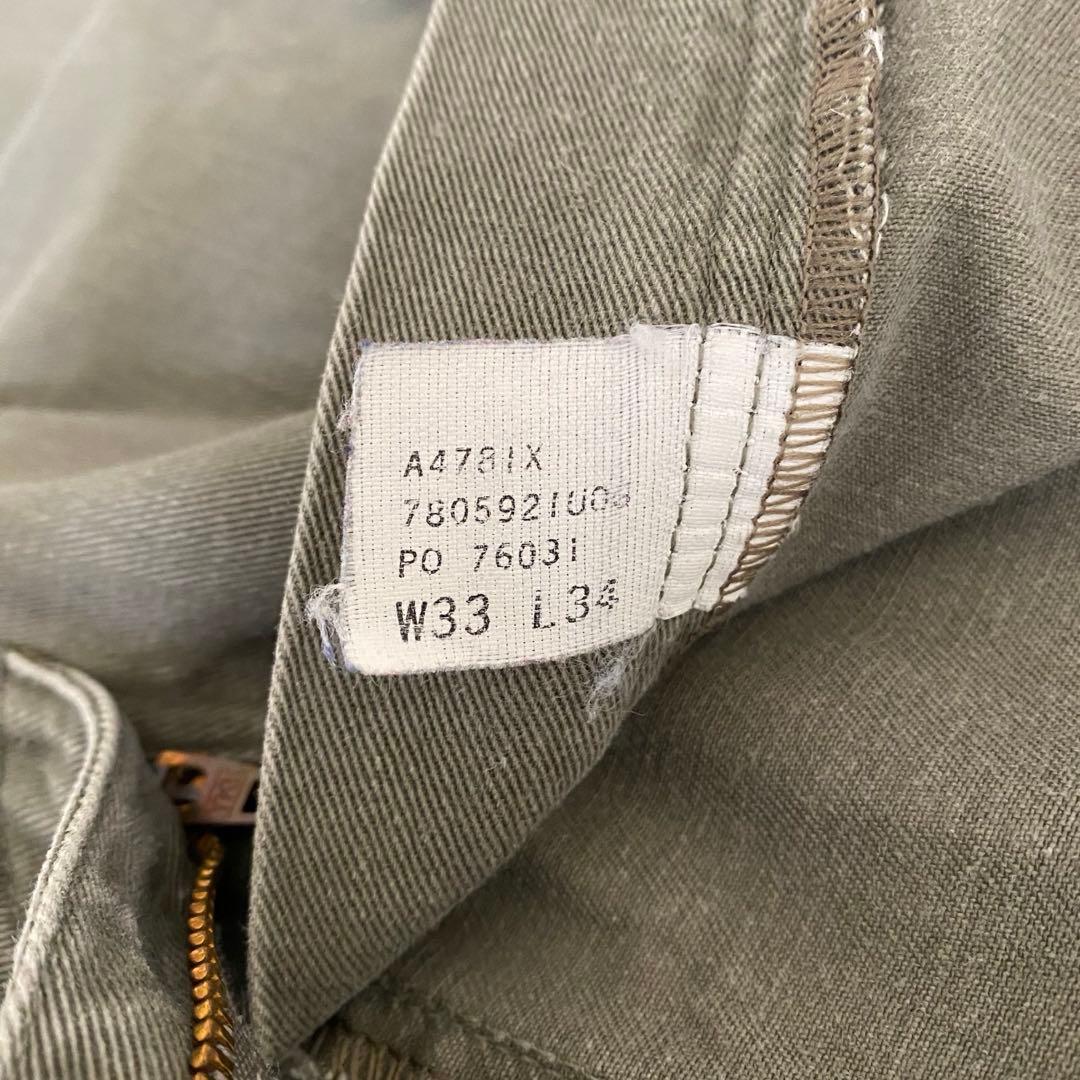 90s ポロラルフローレン ポロチノ 初期型 アンドリュー ツータック カーキ