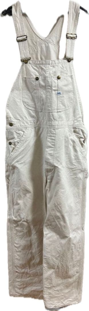 H*i様 オーバーオール　サロペット　ホワイト　 Lee 古着コーデ　白