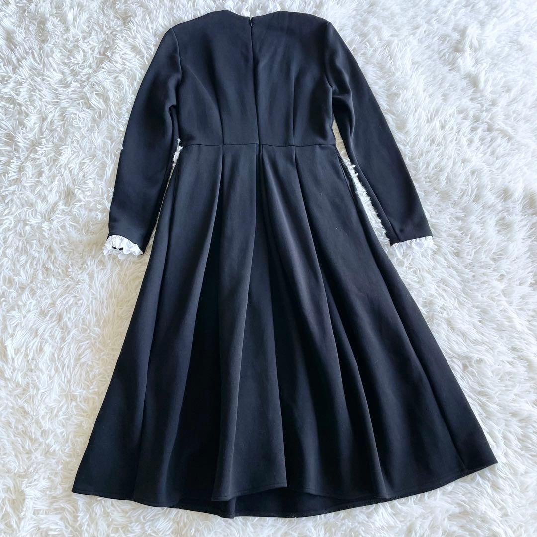 美品✨現行✨ツルバイマリコオイカワ　ワンピース　レースカラー　長袖　フリル　36