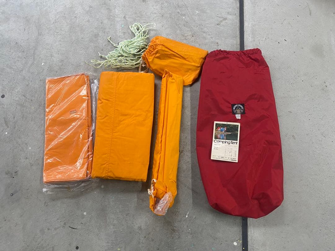 新品未使用 ＭＩＺＵＮＯ ミズノ ビンテージテント ５人用 グランドシート付