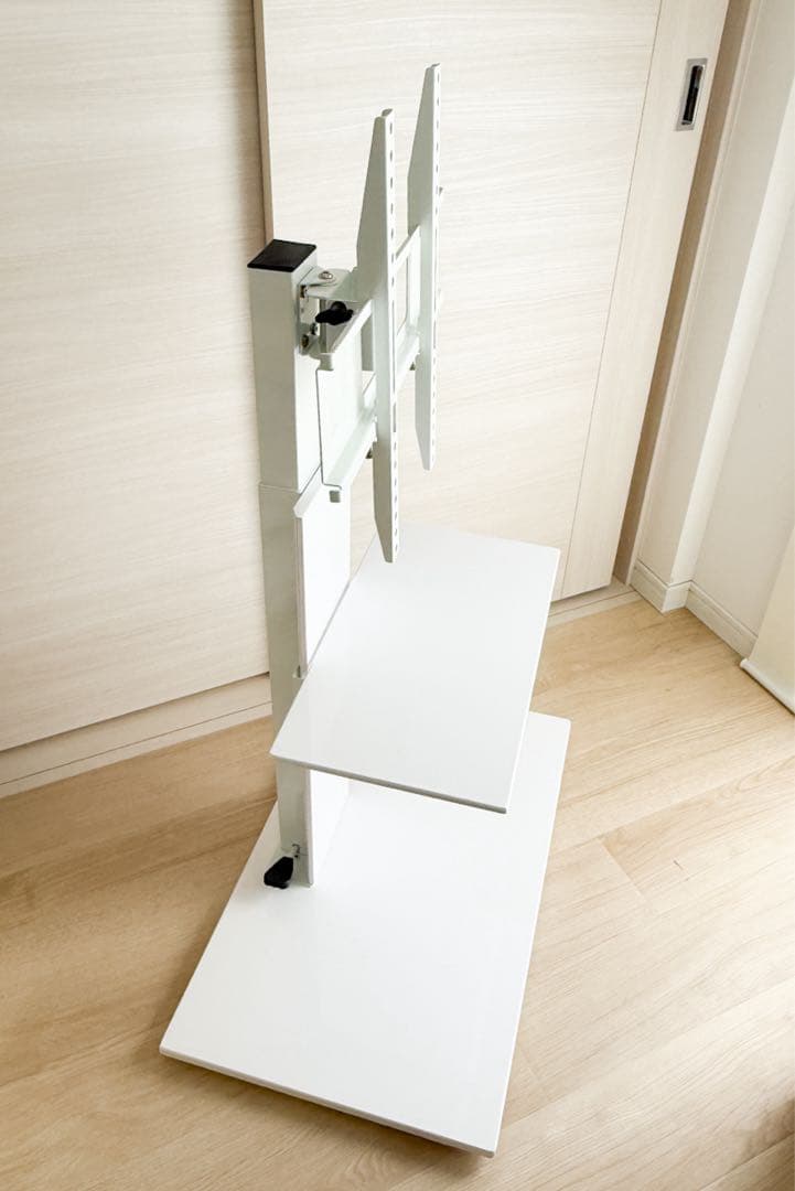 テレビスタンド　テレビ台・ガス昇降 上下　★【組み立て済発送】送料込