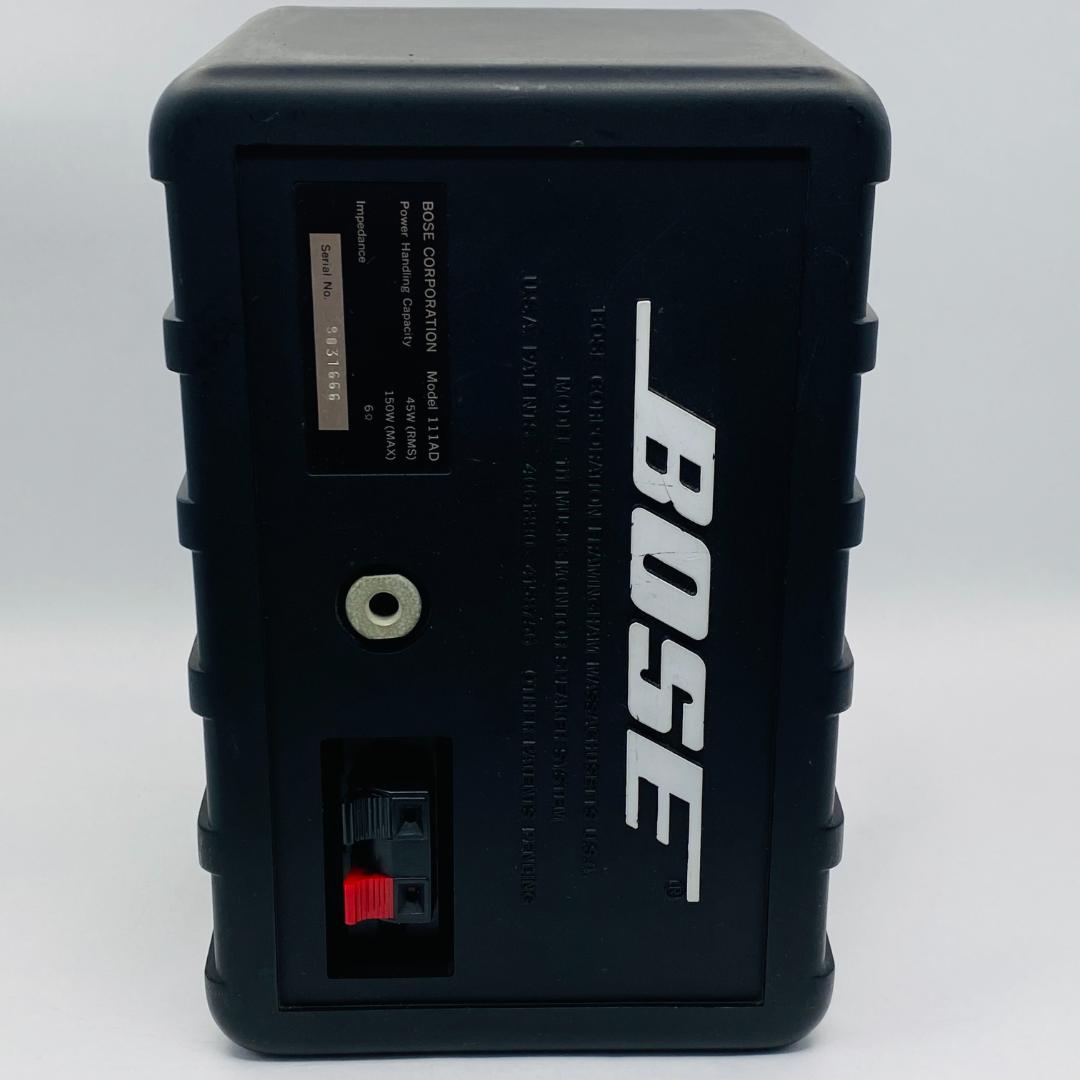BOSE　ボーズ　モデル 111AD　スピーカー　ペア　２個セット　ケーブル付き