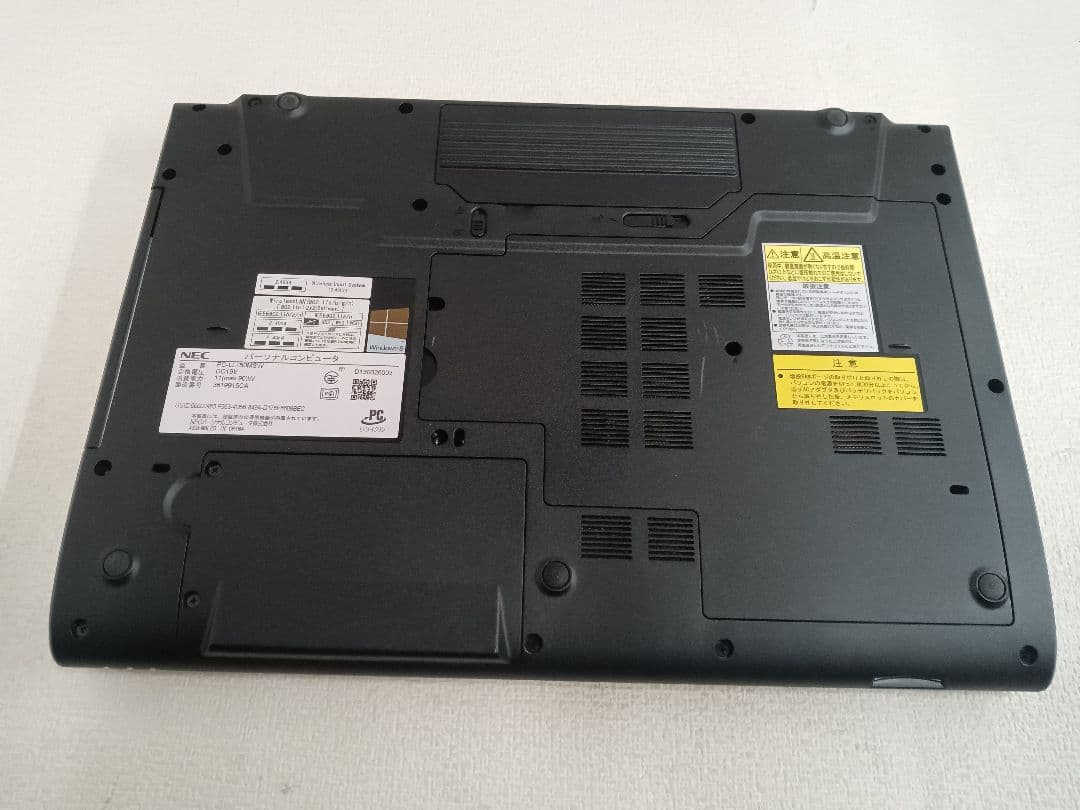 Λ NEC PC-LL750MSW Intel i7 8GB　ストレージ無