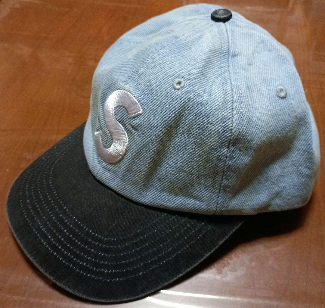 帽子 Supreme Washed Denim S Logo 2-Tone Cap