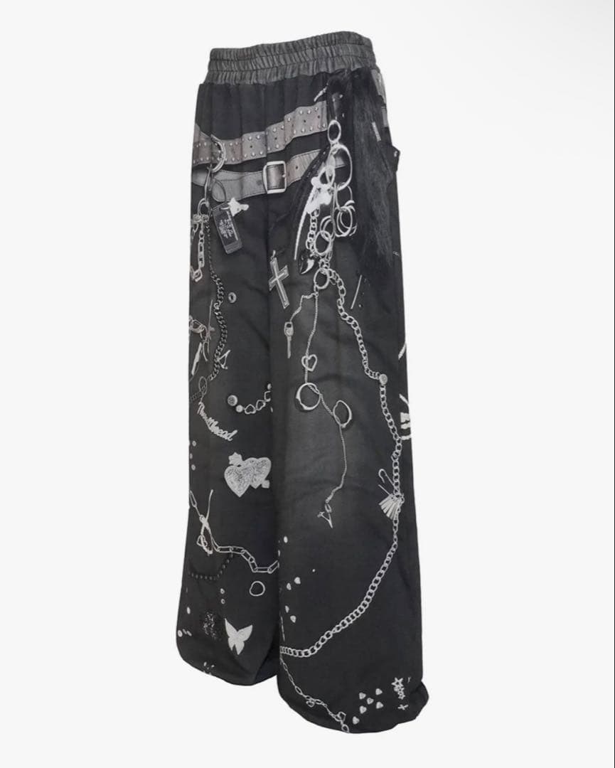 パンツ THEREDTHREAD S PRINT SWEAT2 TOYS black