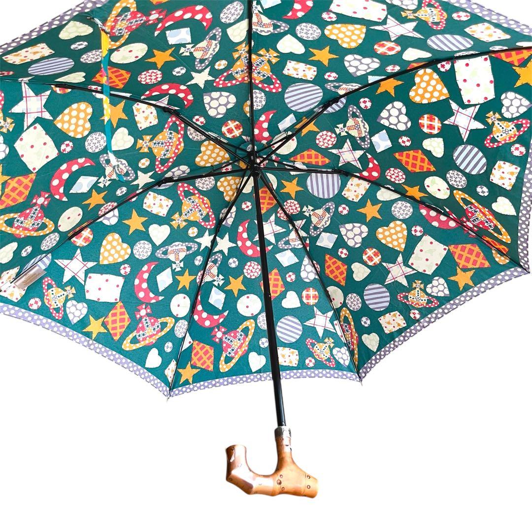 セール中✨美品✨ Vivienne Westwood 折りたたみ傘　ロゴ　軽量