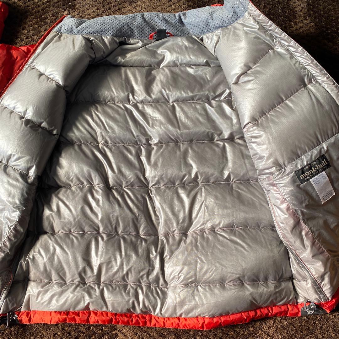 mont-bell パーマフロストライトダウンジャケット M オレンジ