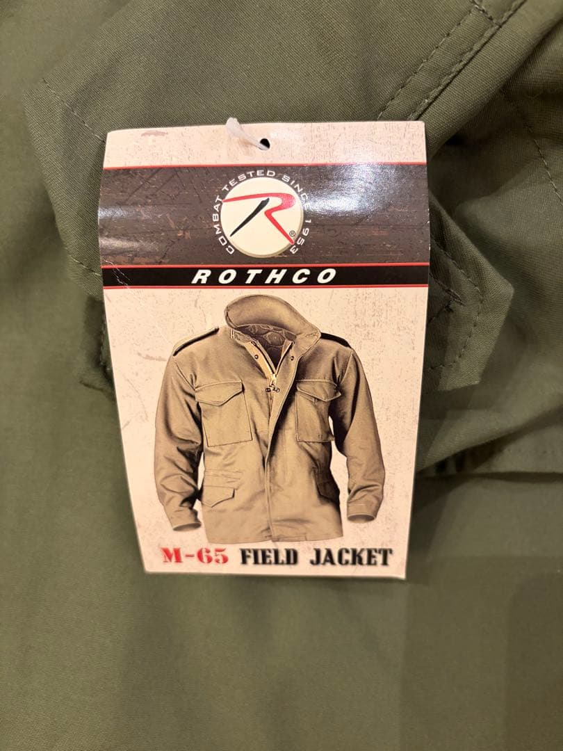 新品未使用タグ付き　Rothco M-65 ミリタリージャケット　サイズS