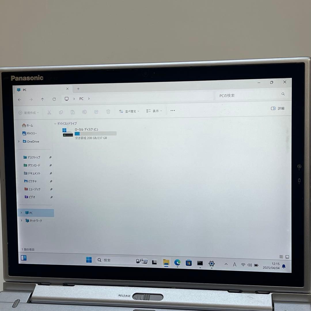 #598 パナソニックCF-XZ6 タブレット i5-7300U 8GB