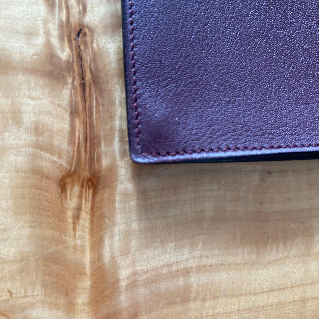 Cartier 名刺入れ 黒 レザー　カボション　cabochon