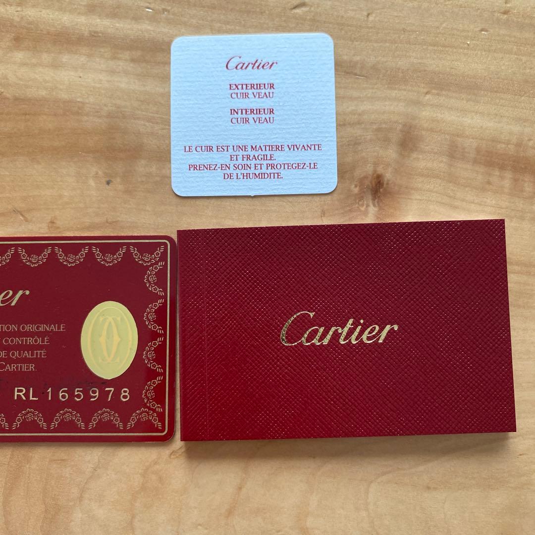 Cartier 名刺入れ 黒 レザー　カボション　cabochon