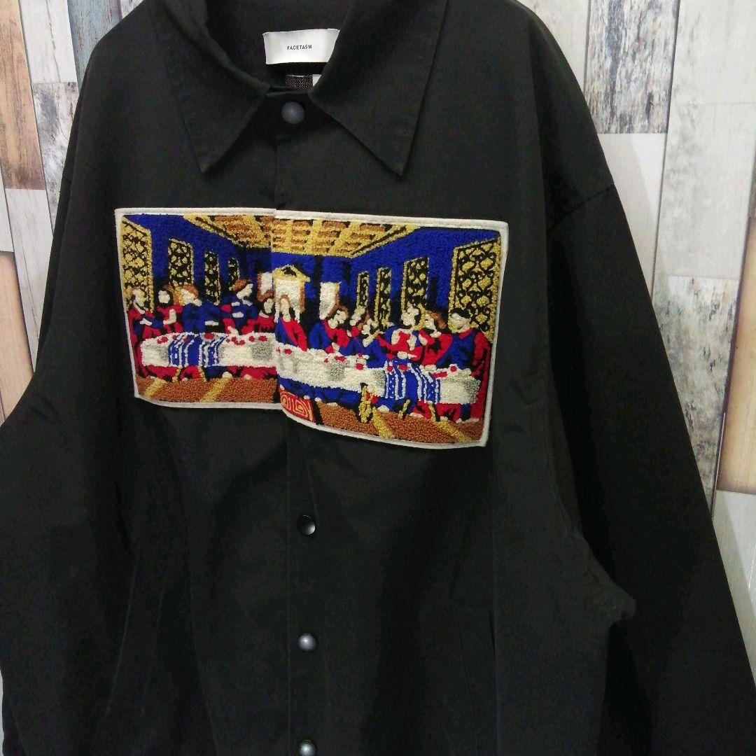 FACETASM　ファセッタズム　ナイロンジャケット　コーチジャケット　刺繍ロゴ